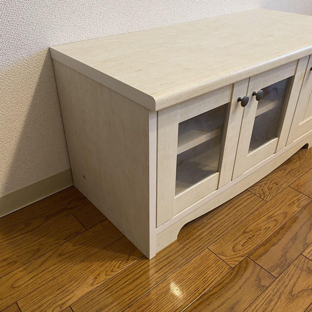 美品！】ニトリ ローボード テレビ台 SLM32 WH リズバレー