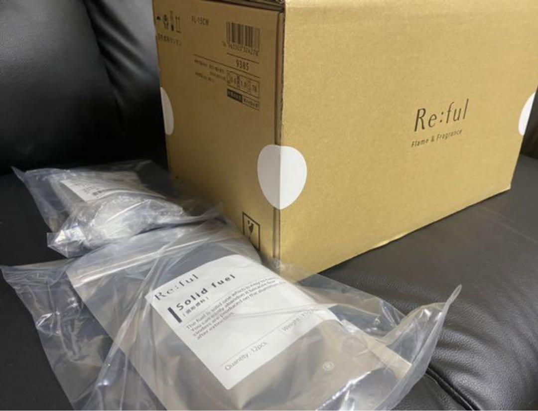 新品TOYOTOMI トヨトミ　固形燃料　卓上ランタン　『Re:ful リフル』