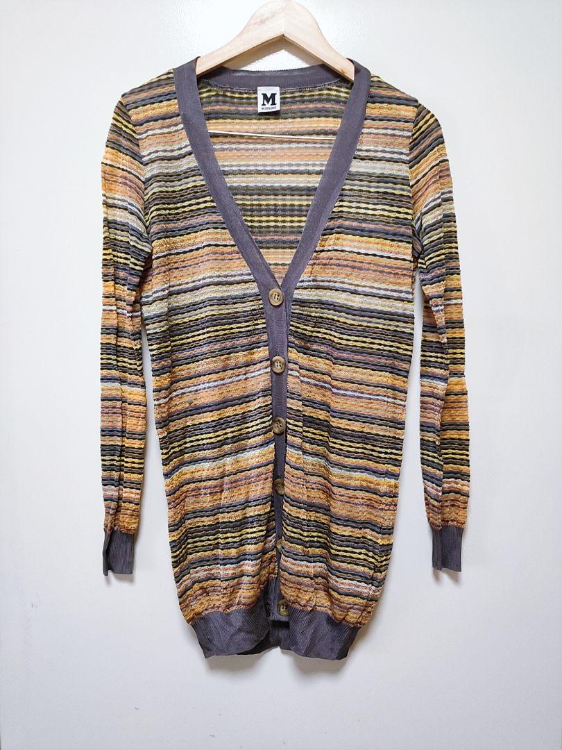 全てのアイテム ミッソーニ MISSONI 新品未使用 ボーダー カーディガン ...