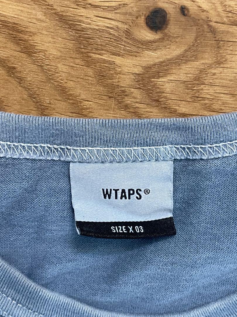 WTAPS BLANK SS 03 PIGMENT / TEE  ブルー　03L