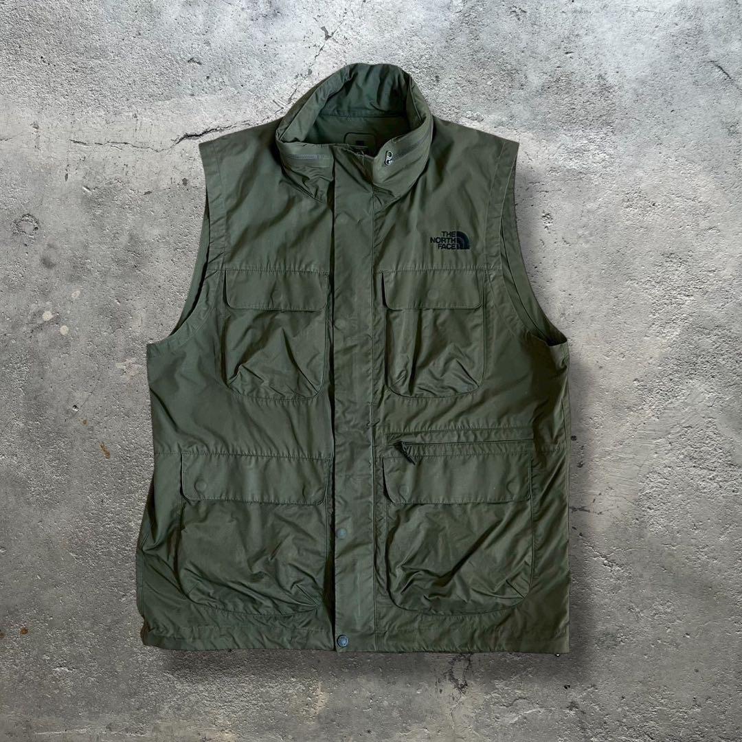 THE NORTH FACE ナイロンベスト カーキM THE NORTH FACE