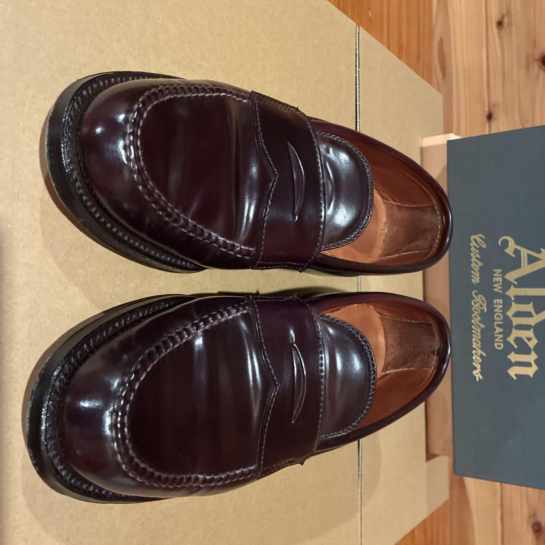 Alden 986 【美品】81/2D バーガンディ