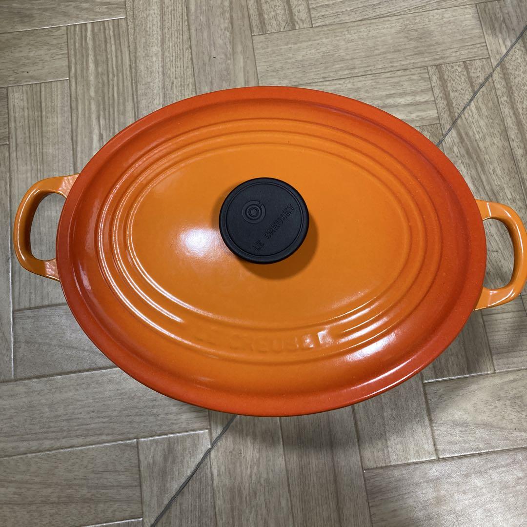 WT29 LE CREUSET ル・クルーゼ ココットオーバル 27 オレンジ