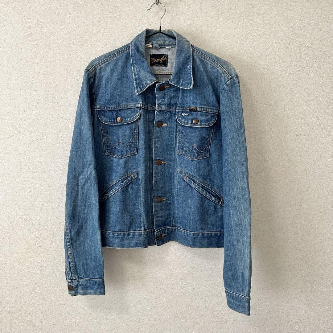 Wrangler 70s 黒タグ USA製 124MJ デニムジャケット