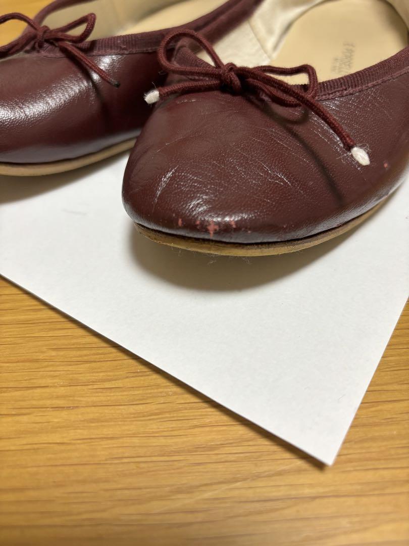 ポルセリ　PORSELLI バレエシューズ　ボルドー