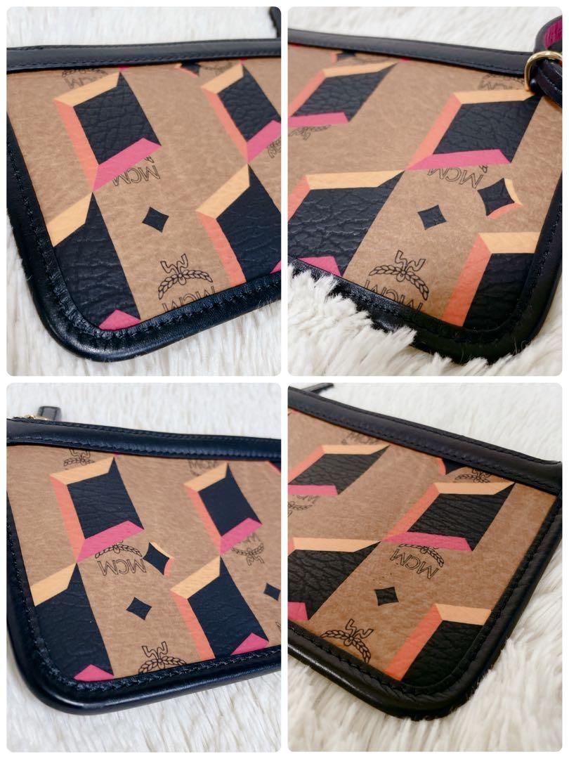極美品 MCM ヴィセトス ピンク リスレット ポーチ コインケース 極美品 MCM ヴィセトス ピンク リスレット ポーチ コインケース