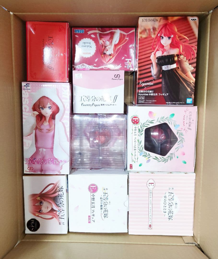 五等分の花嫁 中野五月 フィギュア セットやや傷や汚れあり