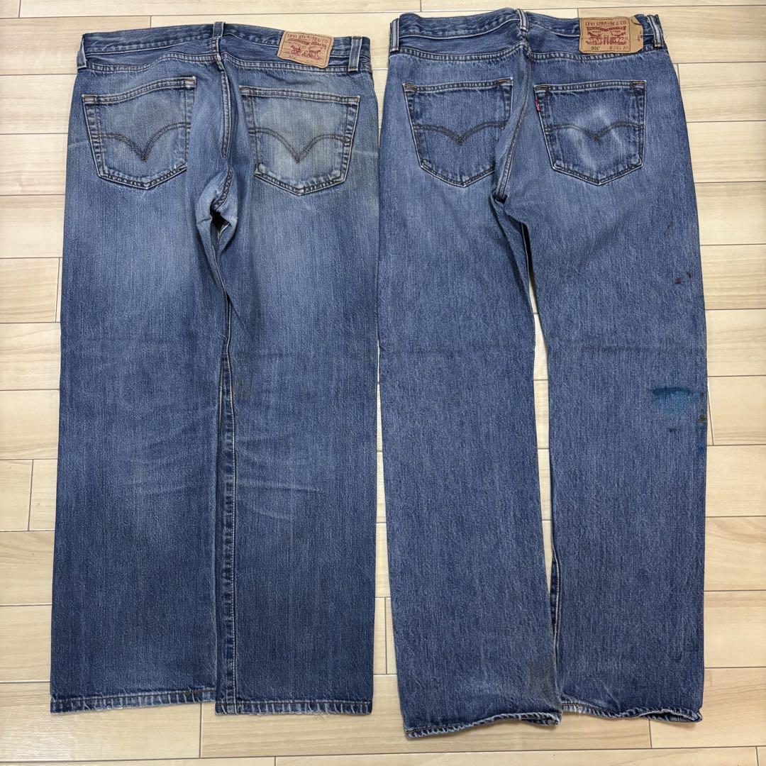 ①リーバイス 501 デニム パンツ 10本セット w33 w34 w36 古着