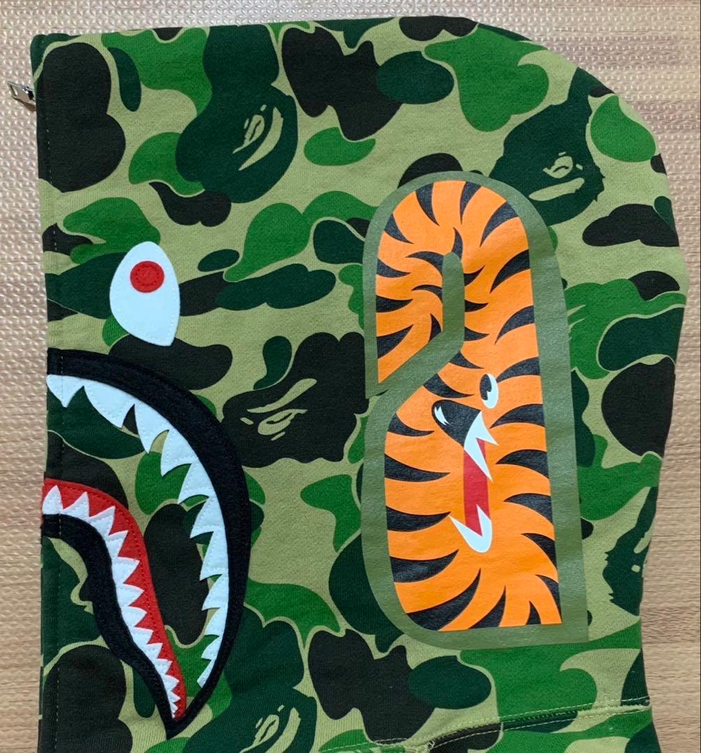★激レア APE abc camo green シャークパーカー XL パーカー ★激レア APE abc camo green シャークパーカー XL パーカー