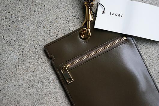 sacai 本革ショルダーバッグ