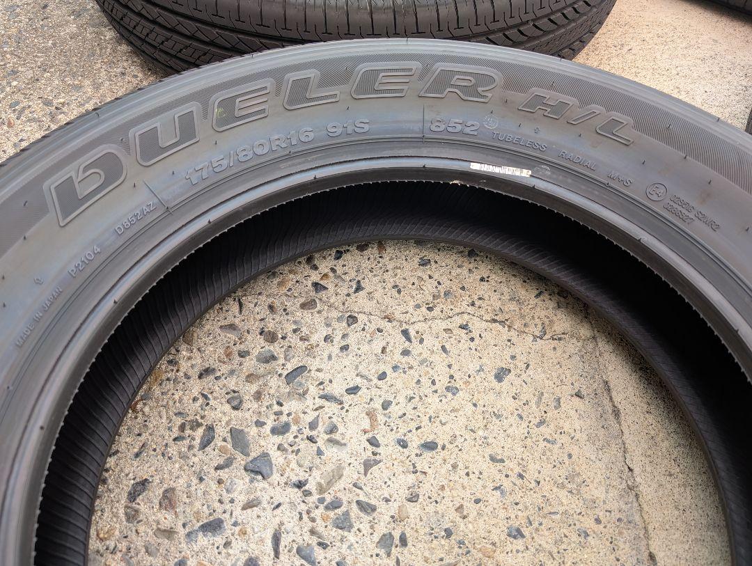 JB64 ジムニー 新車外し タイヤ 5本　175/80R16