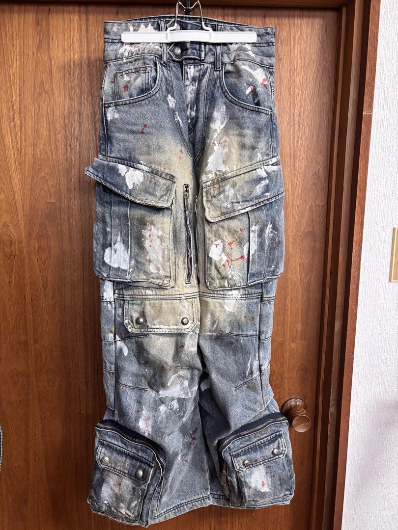 PEOPLESTYLE ペインターパンツ カーゴパンツ