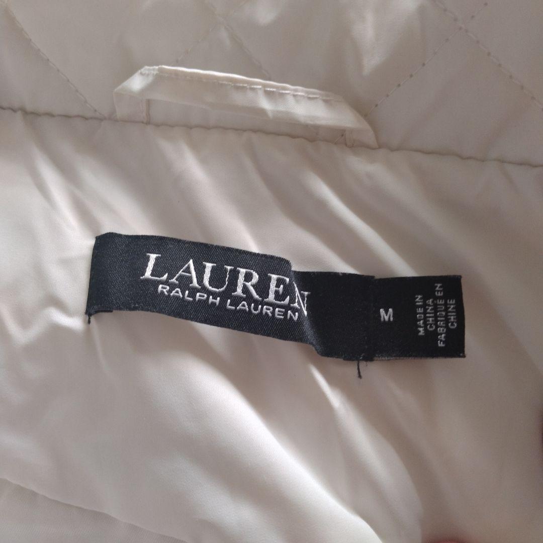 ラルフローレン レディース キルティングジャケット ホワイトM・LAULEN WWW_MORNINGWALKER_COM