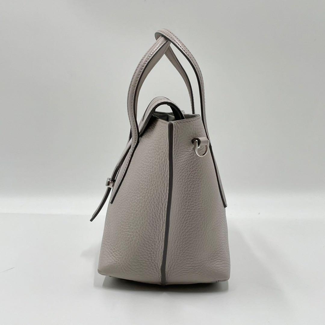 TOD’s トッズ ジョイ 2way ショルダーバッグ オールレザー グレージュ