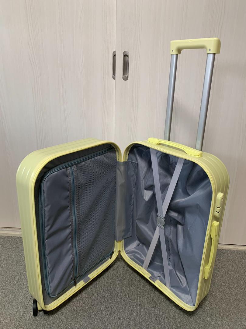 スーツケース USBポート付き カップホルダー Mサイズ 出張 旅行充電口 軽量