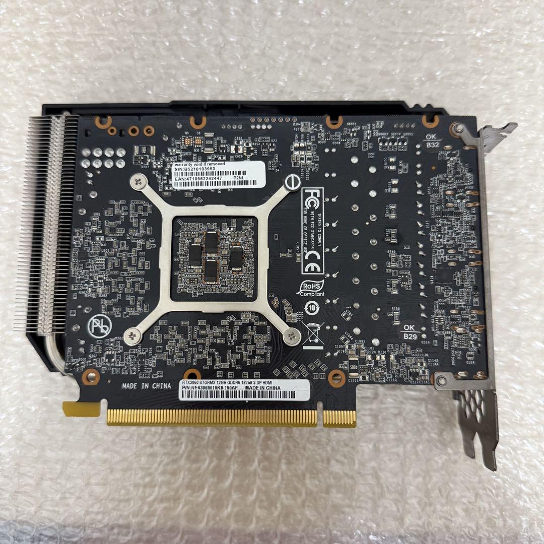 グラフィックボード Palit GeForce RTX3060 12GB