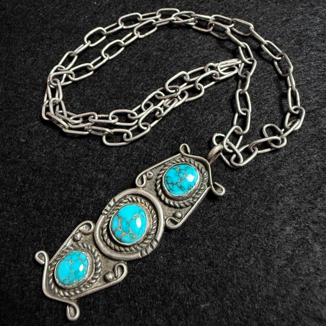 Navajo Old pawn ターコイズ ペンダント インディアンジュエリー