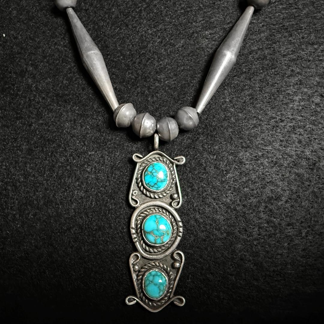 Navajo Old pawn ターコイズ ペンダント インディアンジュエリー
