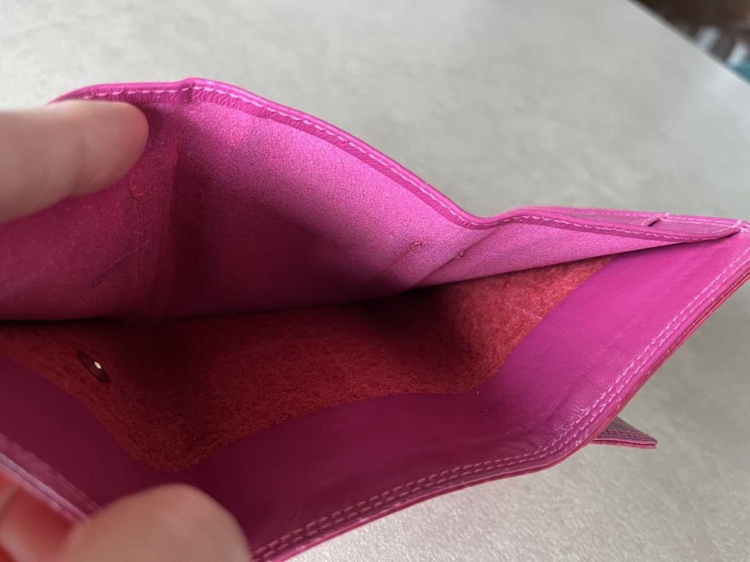 カタログギフトも！ 三つ折り財布 ☆美品☆和光 クロコダイル型押し メルカリ - ピンク 小物