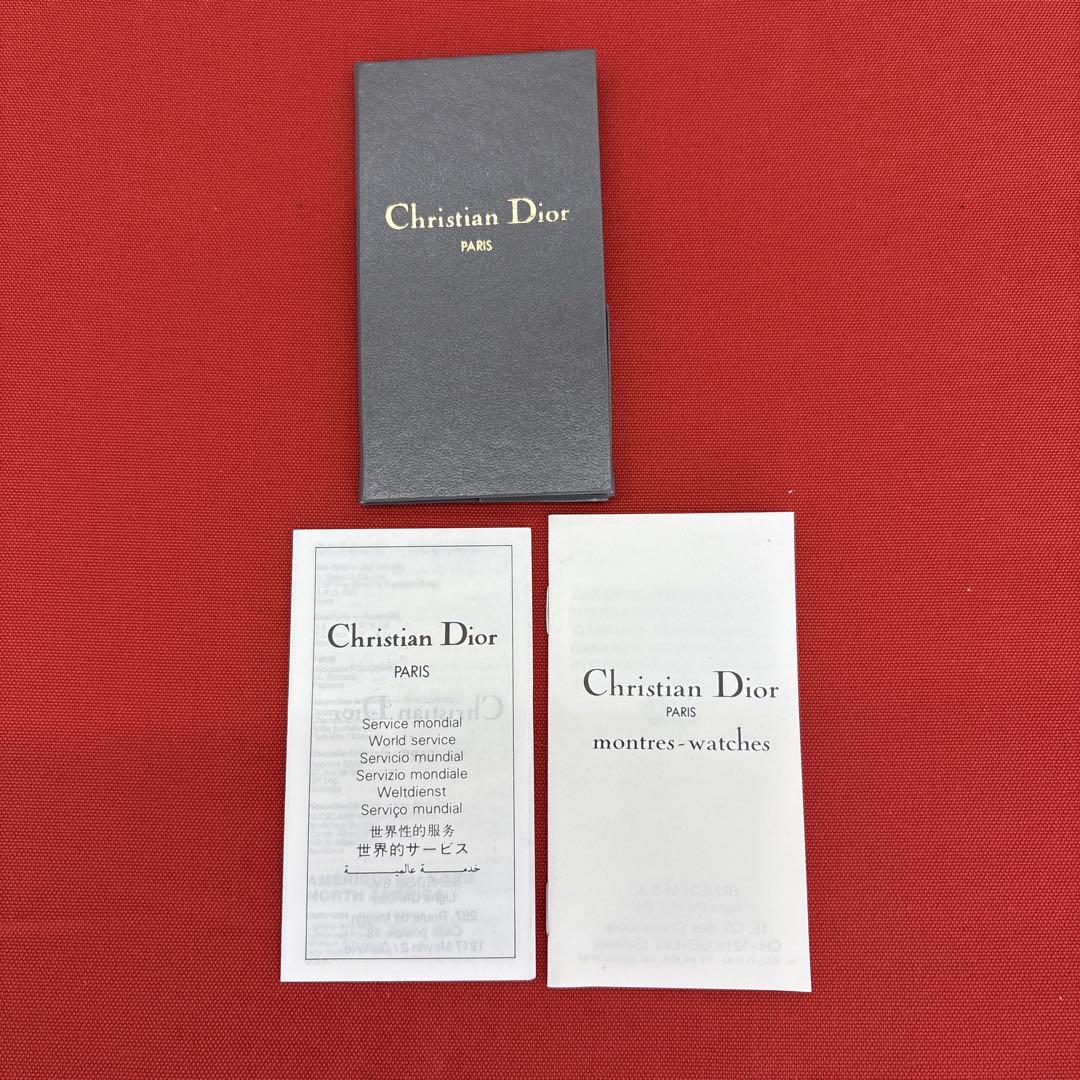 Christian Dior ブラックレザー時計