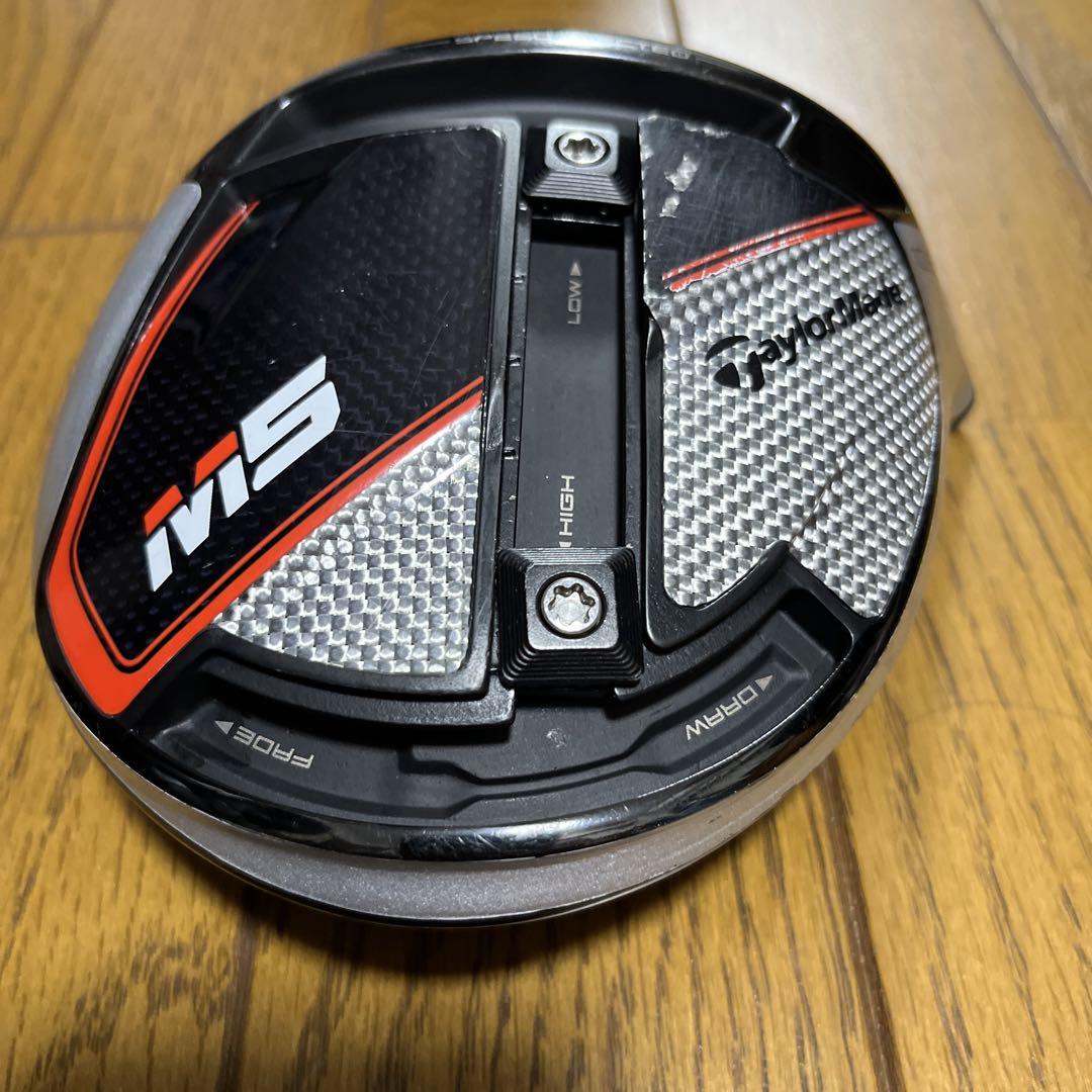 テーラーメイド M5ドライバーヘッドのみ ヘッドカバー付 10.5度