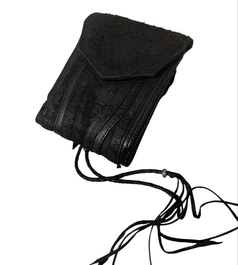【Kmrii】Destroyed Leather Wallet 限定品
