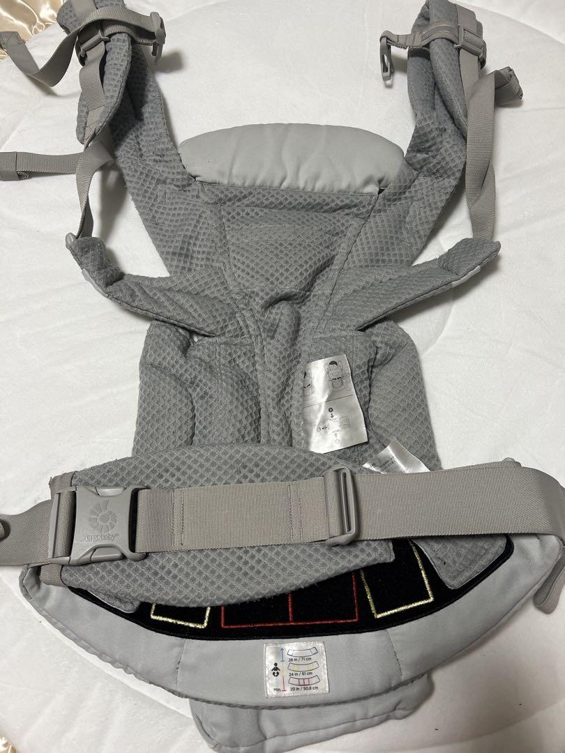 グレー メッシュ抱っこひも　エルゴ