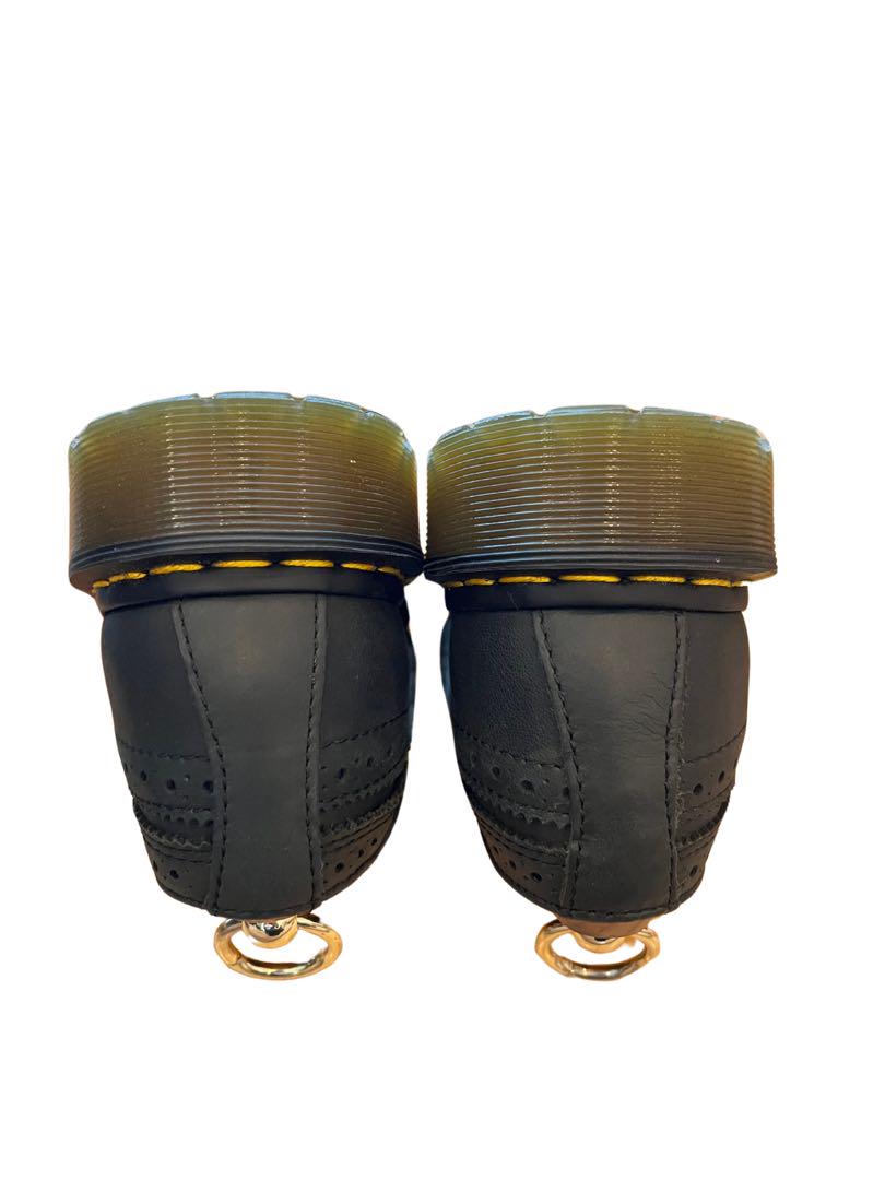 【美品】Dr.Martens ネイビーレザー ブローグシューズ(26cm)