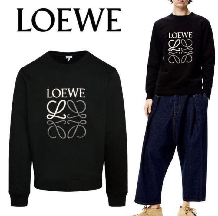 【直営店買付】LOEWE ロエベ アナグラム スウェット コットン 残り僅か 関税込 LOEWE ロエベ アナグラム コットン スウェット