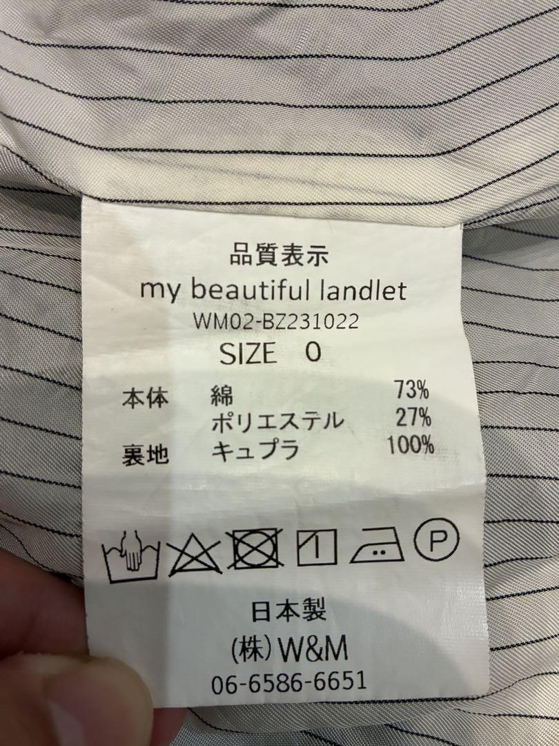 【23SS my beautiful landlet バーバリービッグBZ】 23SS my beautiful landlet バーバリービッグBZ】 - メルカリ