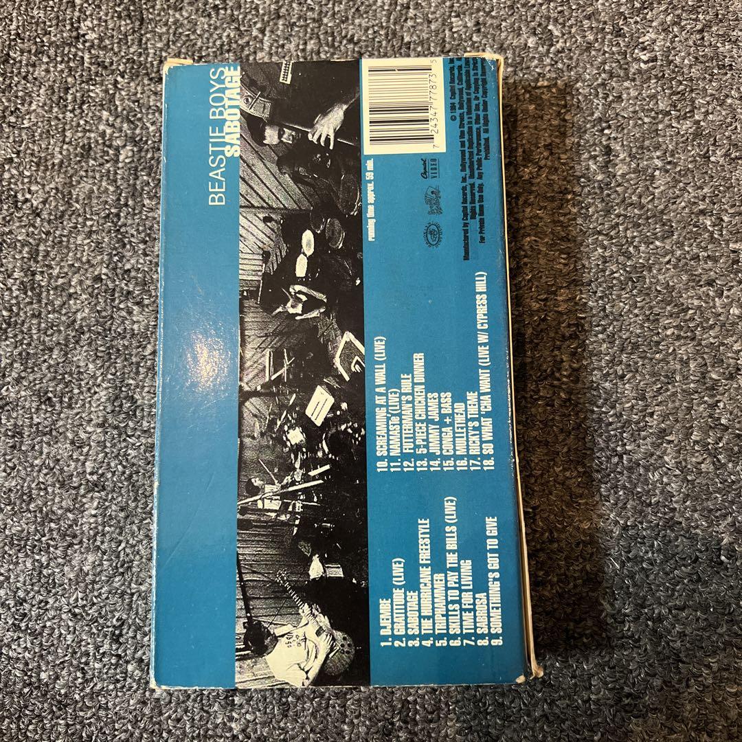 Beastie Boys CD まとめ6枚 VHSビデオ　1本 Beastie Boys – Sabotage (VHS, US, 1994, Capitol) | eBay