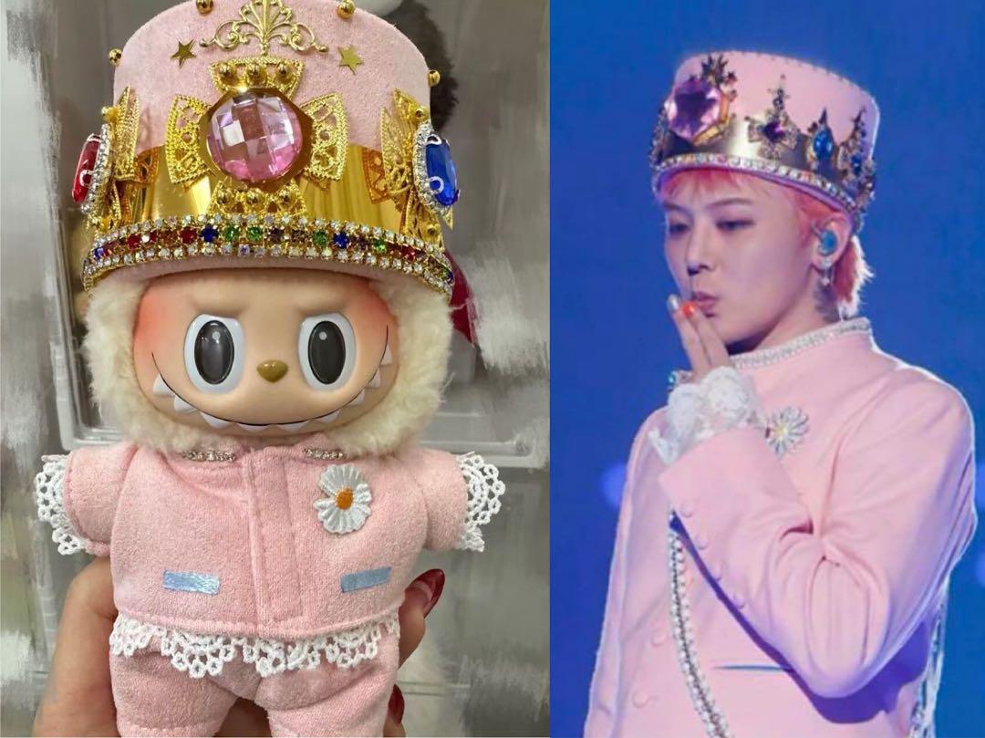 いかすおじいさん　G-DRAGON ジヨン labubuぬいぐるみ用コスチューム いかすおじいさん G-DRAGON ジヨン labubuぬいぐるみ用