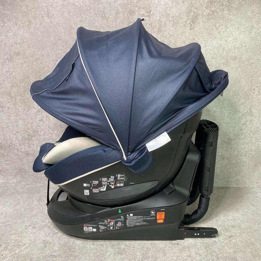 【美品】エールベベ クルット5i グランス  グランネイビー チャイルドシート