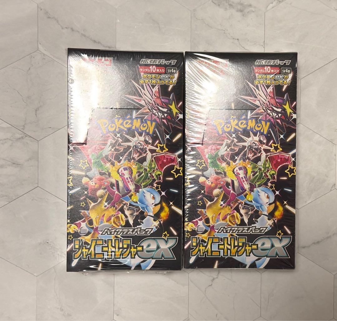 ポケモンカード　シャイニートレジャーex box 未開封 2BOX ※箱に凹み有