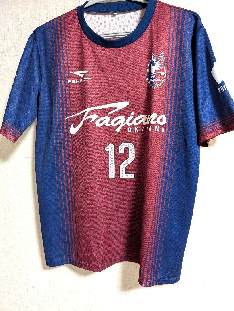 ファジアーノ岡山 来場者記念ユニフォームTシャッ☆ワッペン付き