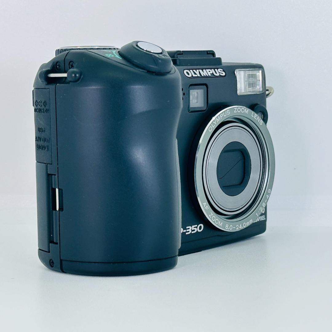 OLYMPUS CAMEDIA SP-350 単3電池駆動 オールドコンデジ - メルカリ