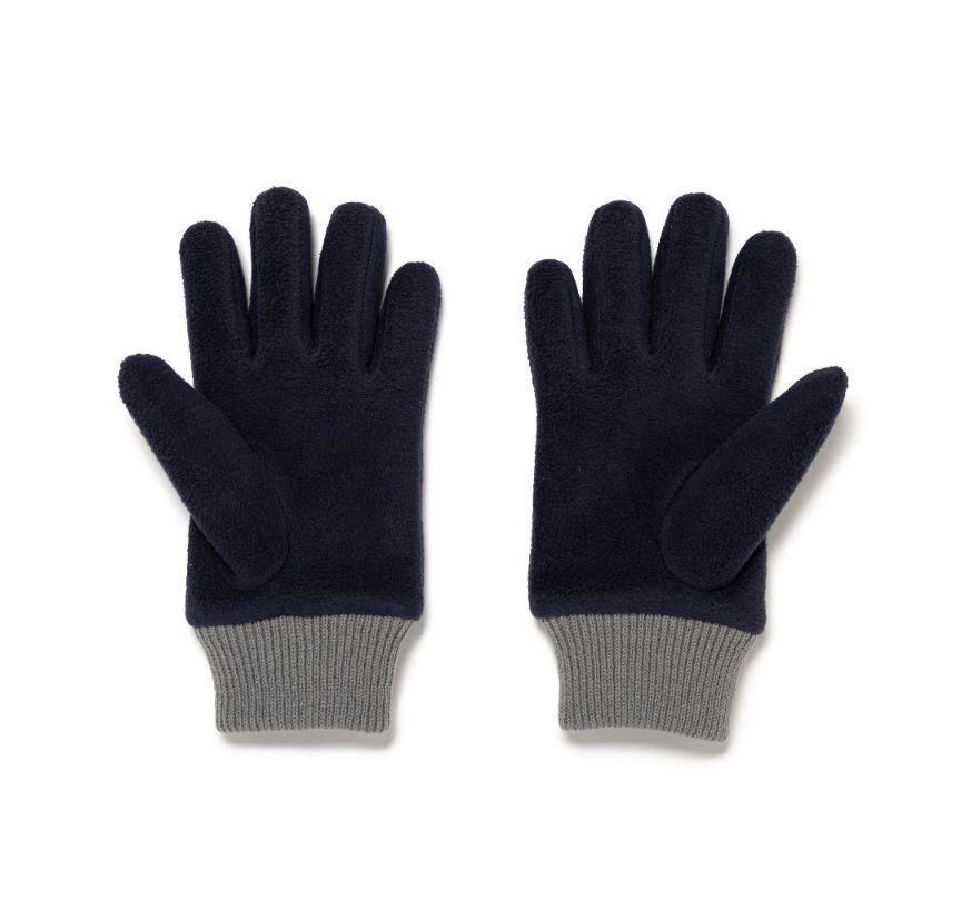 サイズL HUMAN MADE FLEECE GLOVES NAVY