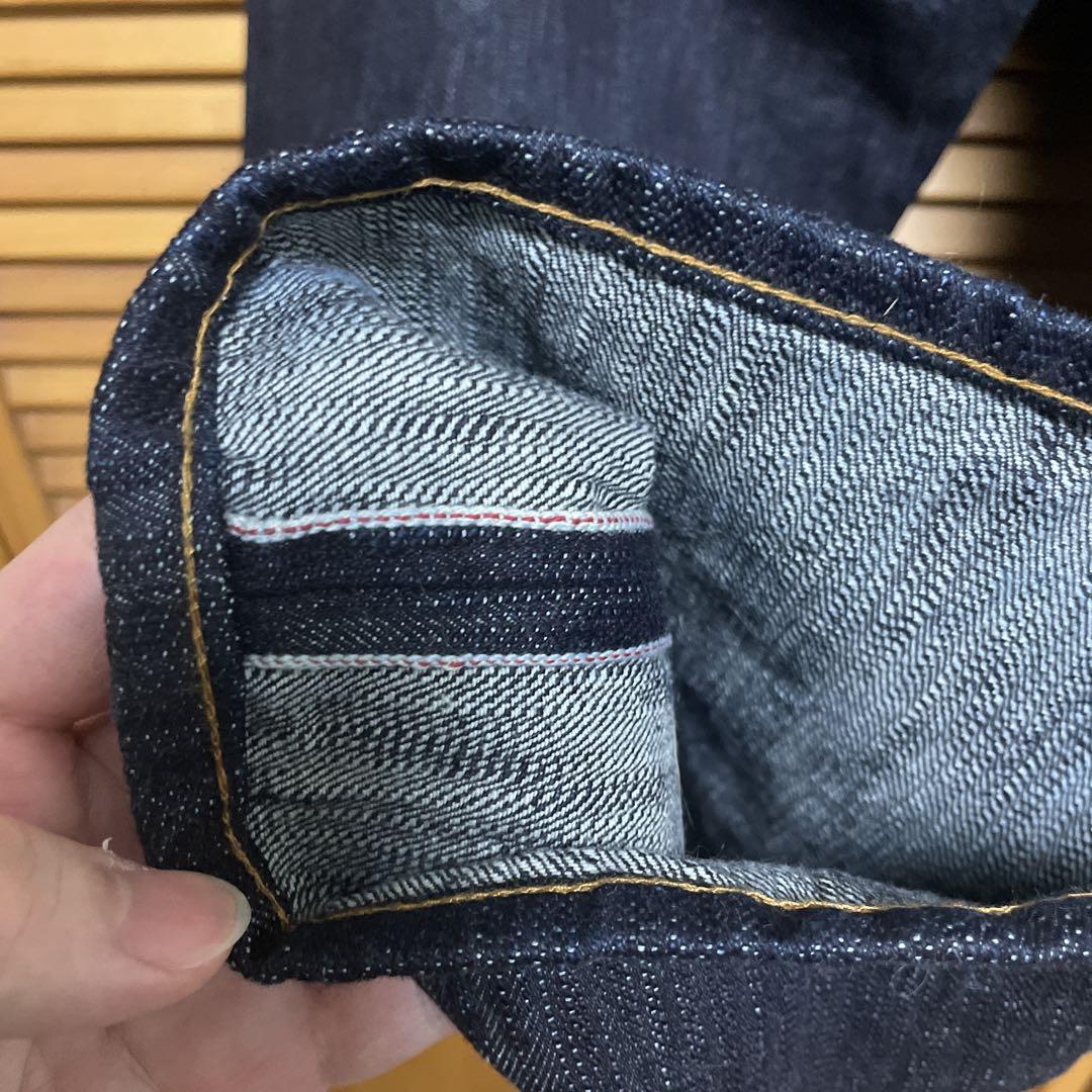 新品未使用　児島ジーンズ19oz セルビッチスラブジーンズ33inch