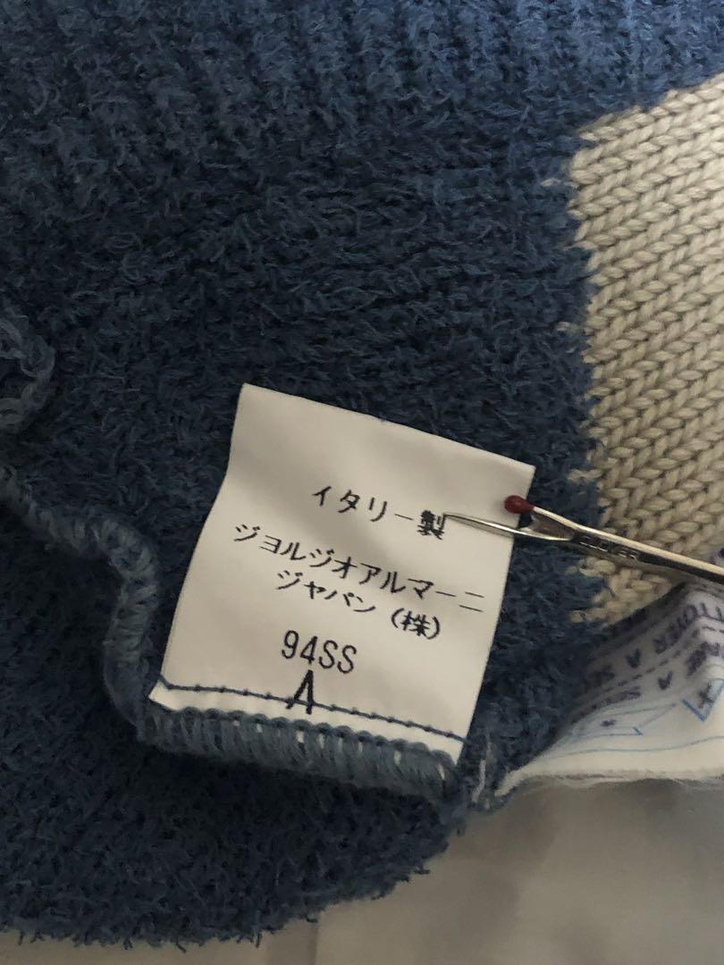 94ss Giorgio Armani ニット　90s アーカイブ　アルマーニ
