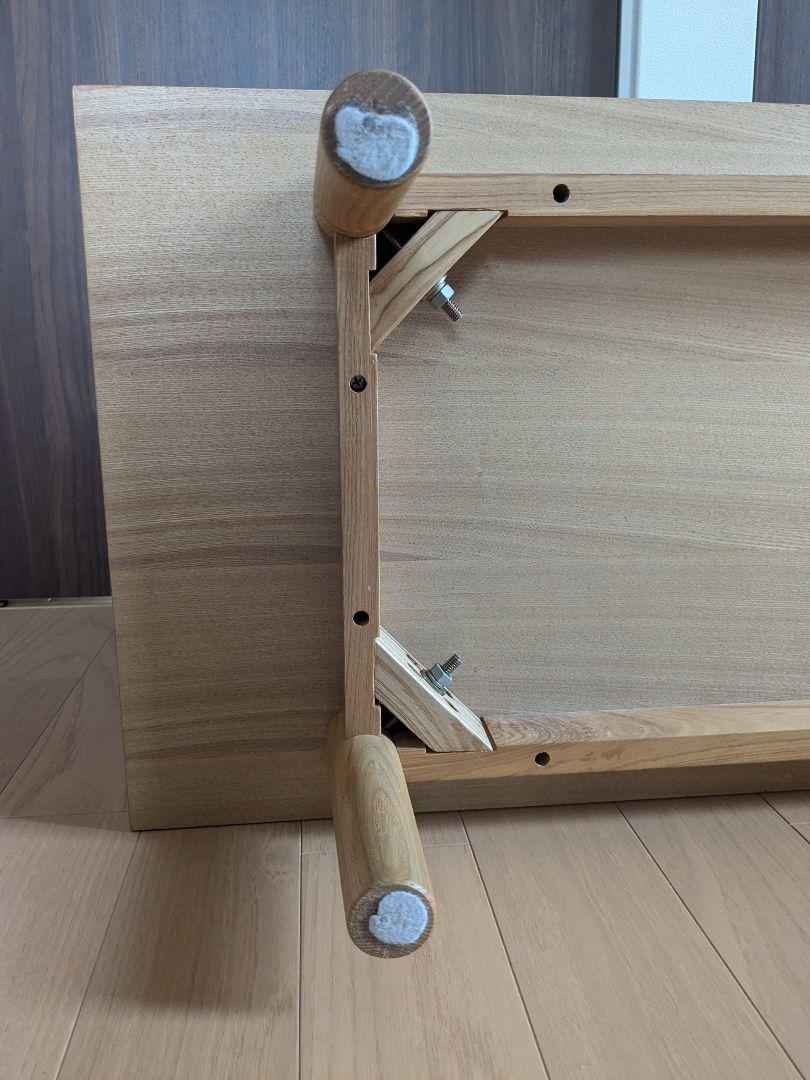 【送料無料】無印良品 MUJI テレビ台 ローボード スライド扉 タモ材 丸脚