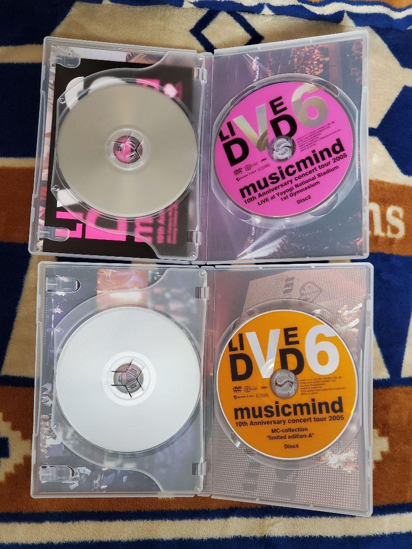 V6  10thアニバコン 2005「musicmind」初回盤A DVD4枚組