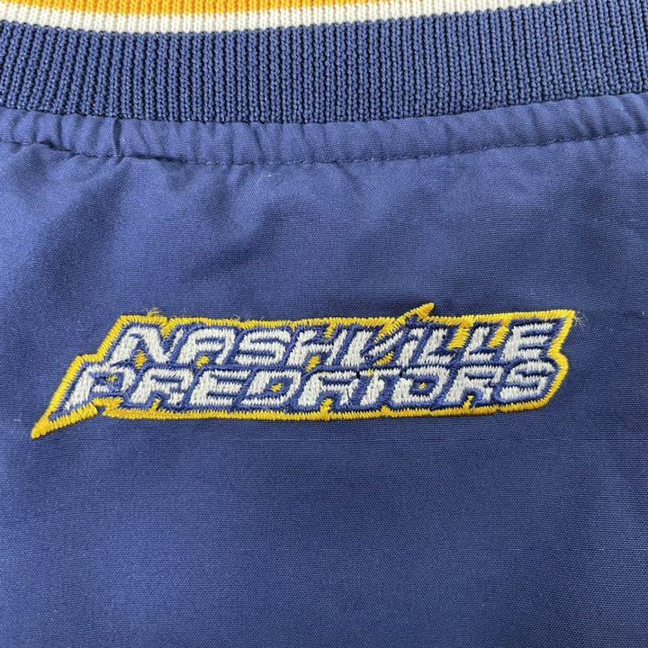 限定SALE送料無料 希少 ナイキ 刺繍 センターロゴ NHL リブライン ナイロンジャケット 美品 yb6G9-m50366225359 限定品お得