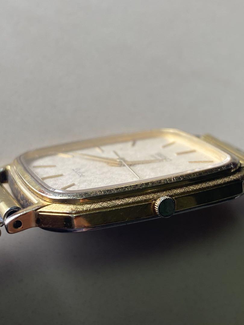 2412❣️ SEIKO セイコー ゴールド ステンレス　ゴールド　スクエア