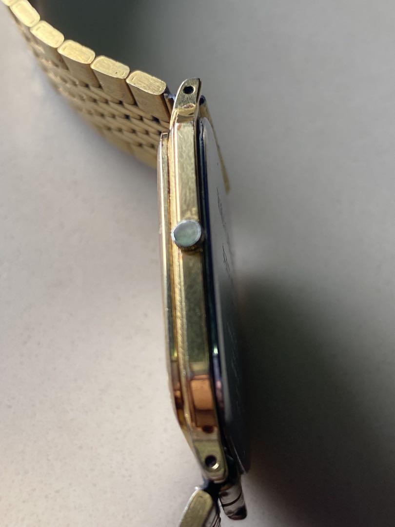 2412❣️ SEIKO セイコー ゴールド ステンレス　ゴールド　スクエア