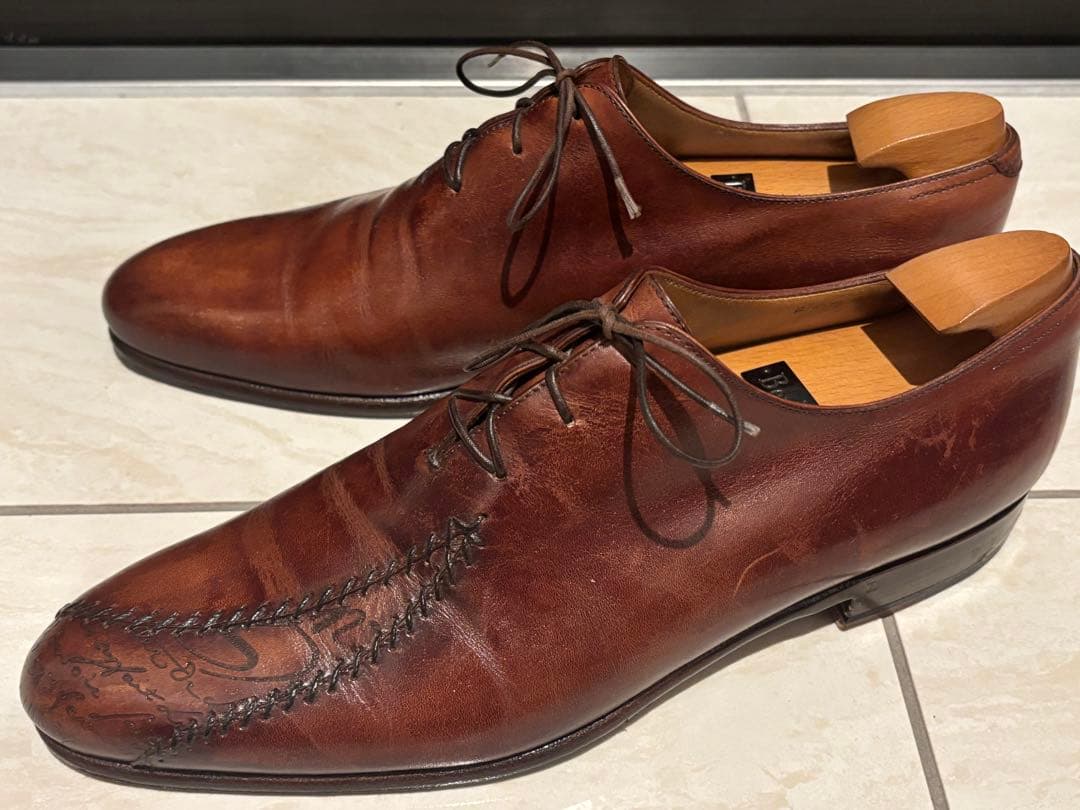 ★美品★ベルルッティパティーヌシューズ8ジョンロブコルテブリオーニ