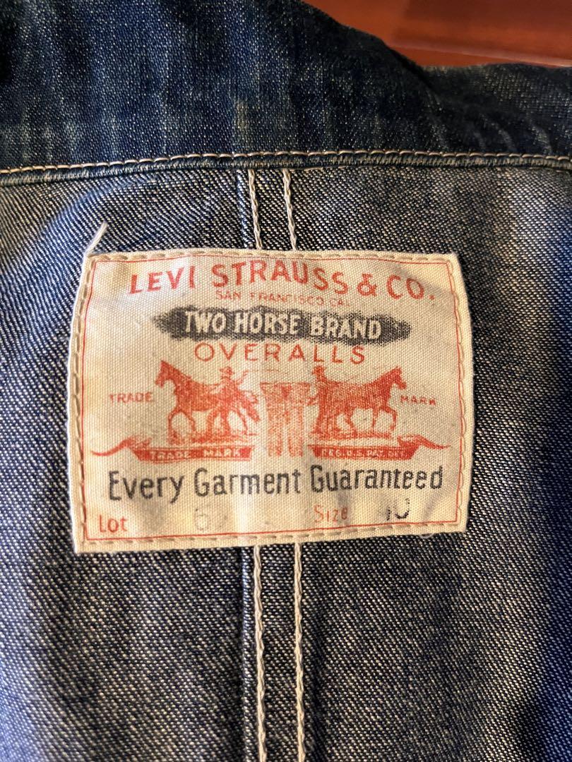 Levi's インディゴ デニムジャケット　カバーオール
