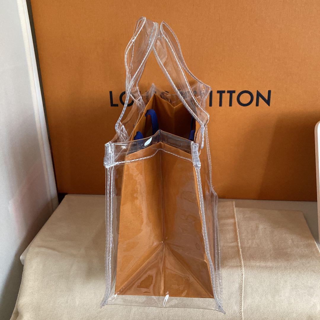 LOUIS VUITTONショッパー&新品ノーブランドクリアバックのセット ルイヴィトンショッパー＆新品ノーブランドクリアバックセット