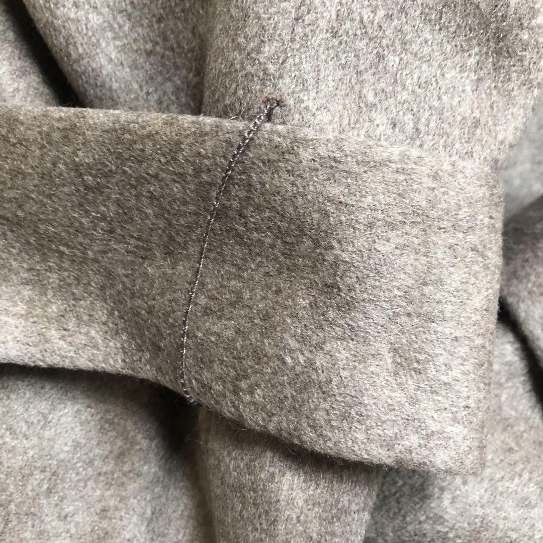 未使用級⭐️ダーマコレクション　カシミヤ100% ロングコート　15号　XXL