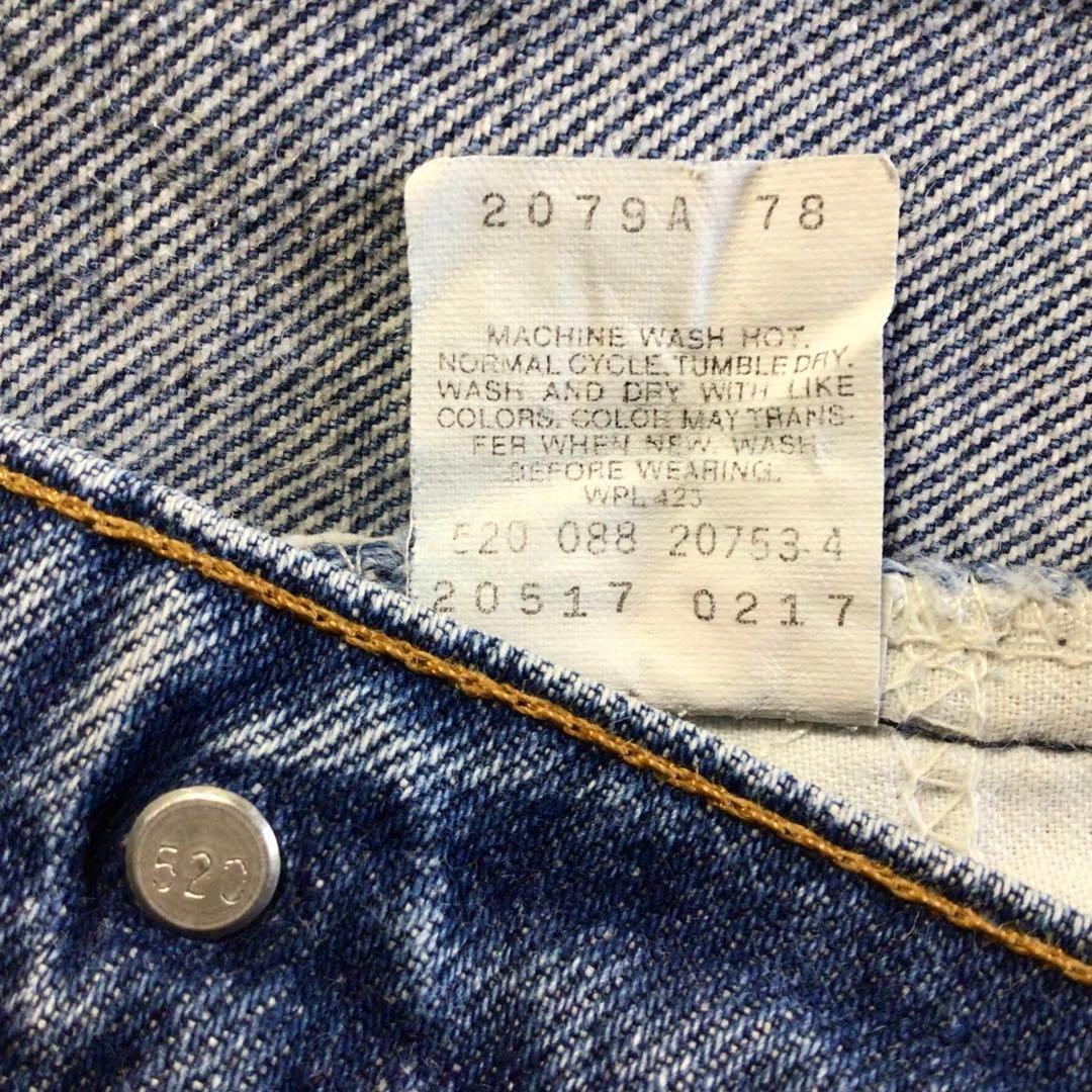 88年USA製リーバイス517 W40 股下78cm ナイロンフット釦
