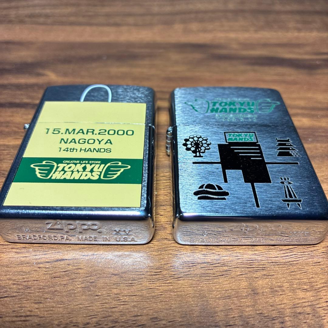 ZIPPO 東急ハンズ 名古屋、新橋 記念ライター